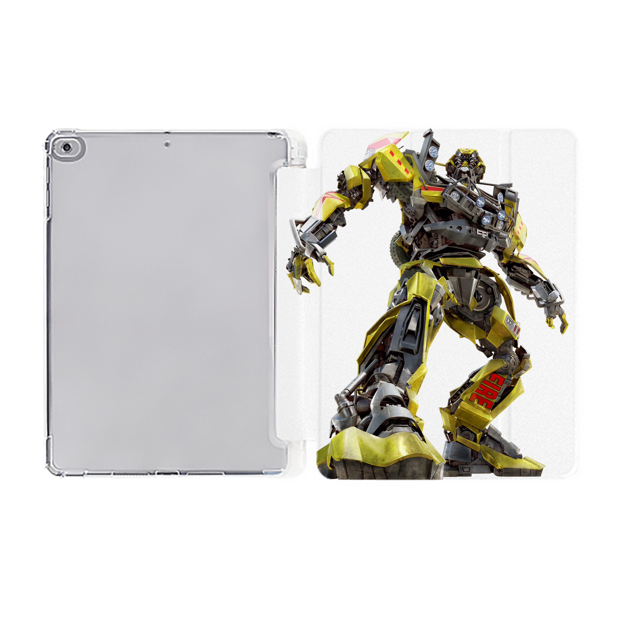 （画像用）  IPad ケース ペン収納付き 三つ折りスタンド PUレザー×シリコン 対応機種9.5/10.5/10.9インチ